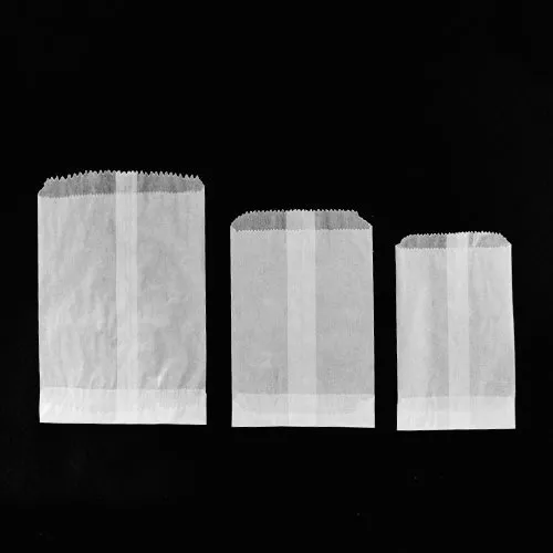 500 Bolsas Papel Glassine Planas 8x13.5cm Gl-1/4d - Vildeplast