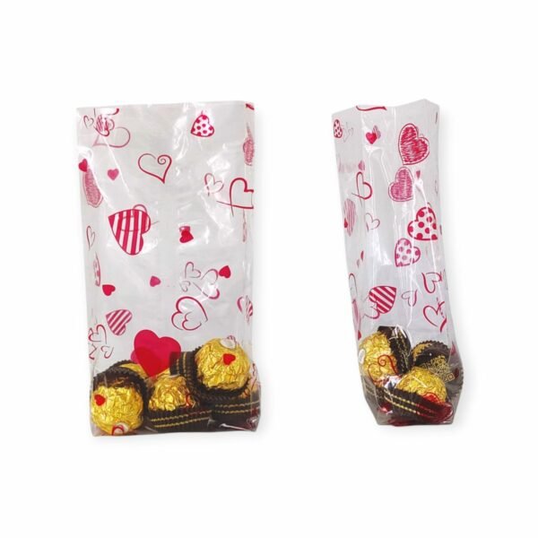 Bolsas Celofan Con Fuelle Decorada