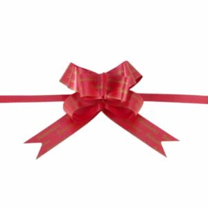 Moño Felicidades Mediano Paquete 50 piezas 50x2.5 cm